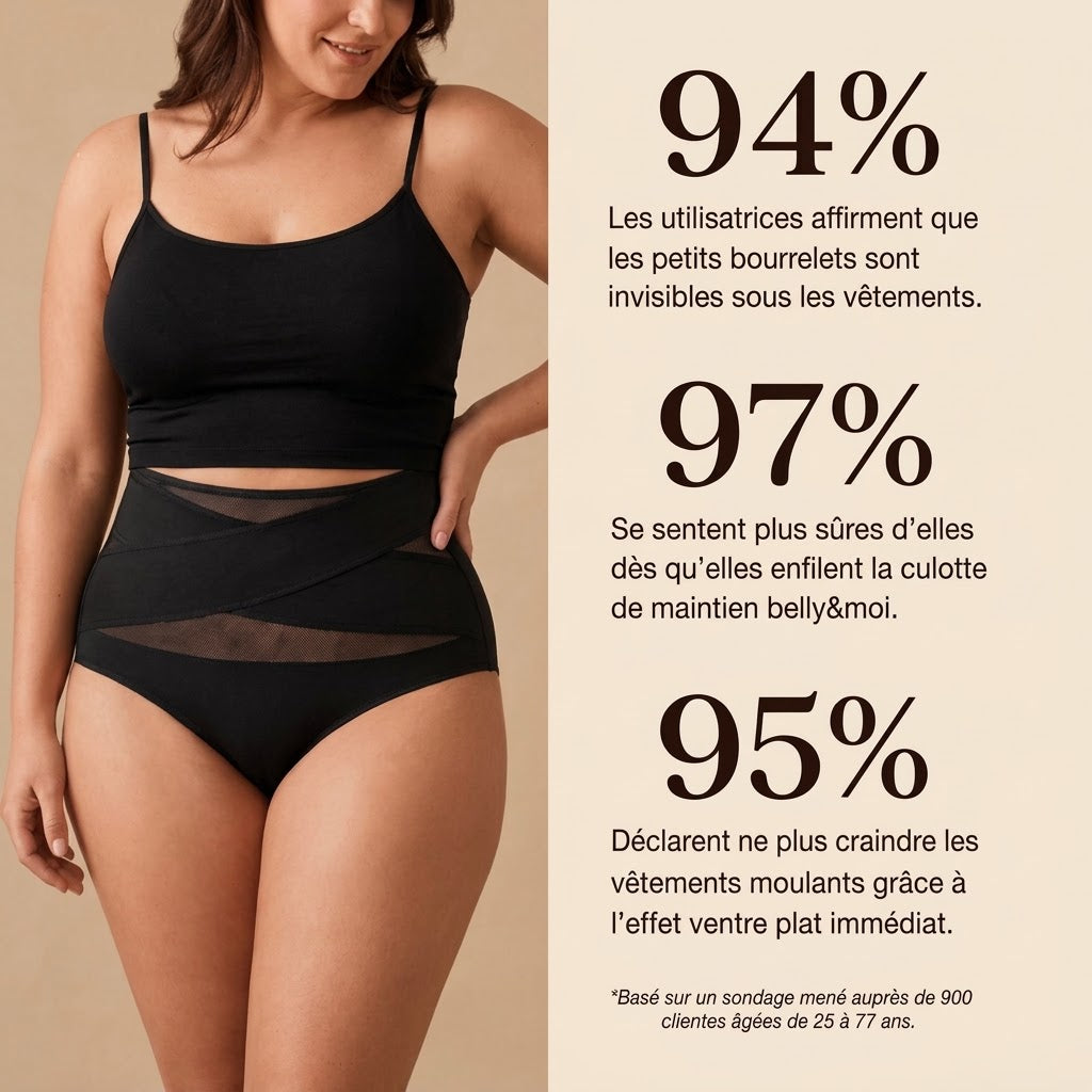 Culotte gainante taille haute - maintien croisé